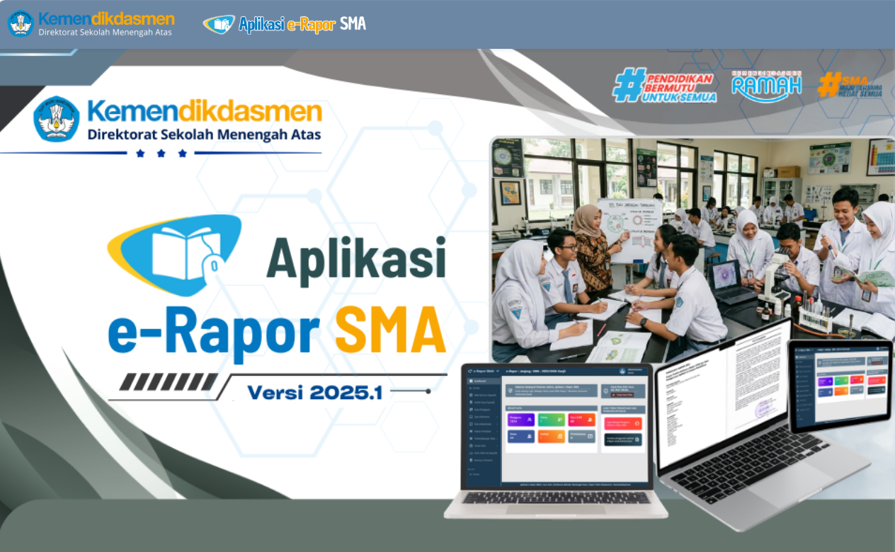 Menu E-Rapor - Data Digital Rapor Peserta Didik